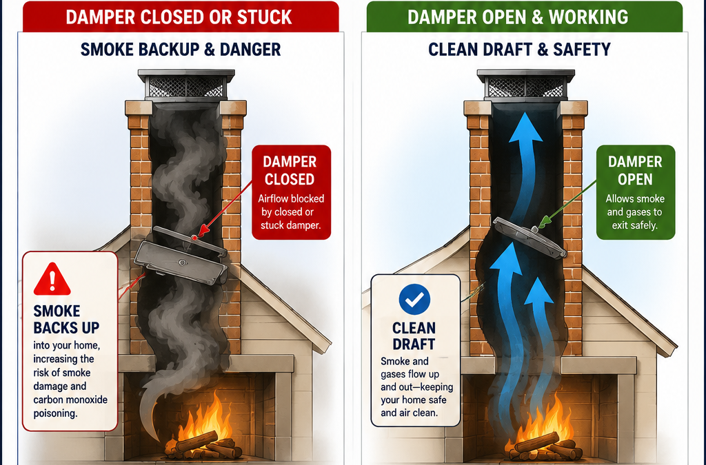 Faulty Chimney Damper: 7 Dangerous Signs You Need Immediate Repair