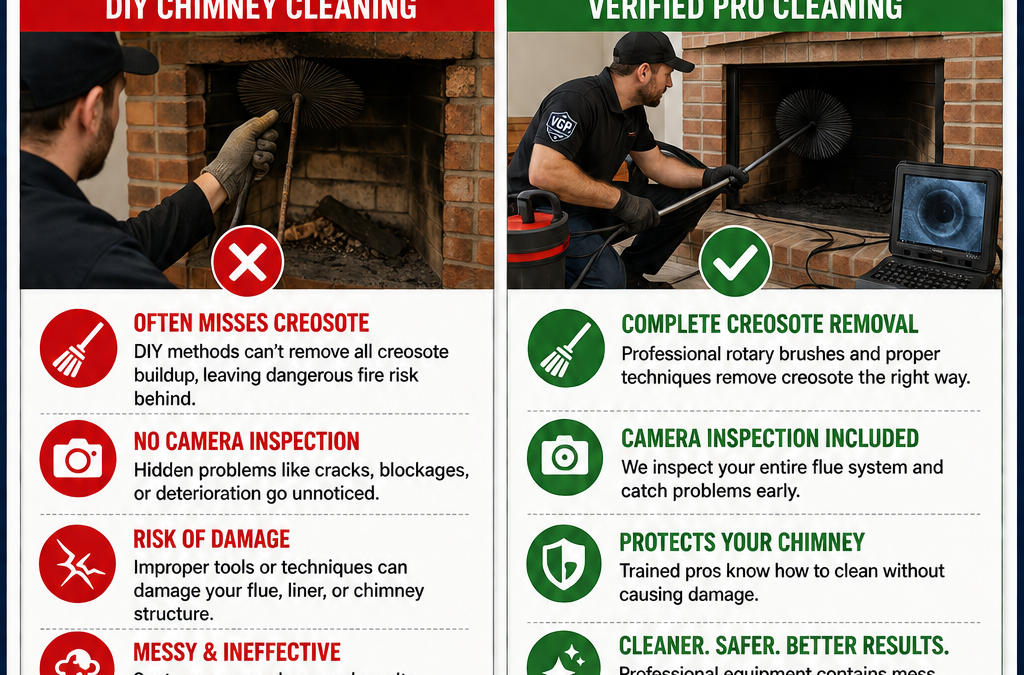 DIY Chimney Cleaning: 7 Dangerous Reasons You Should Never Do It Yourself