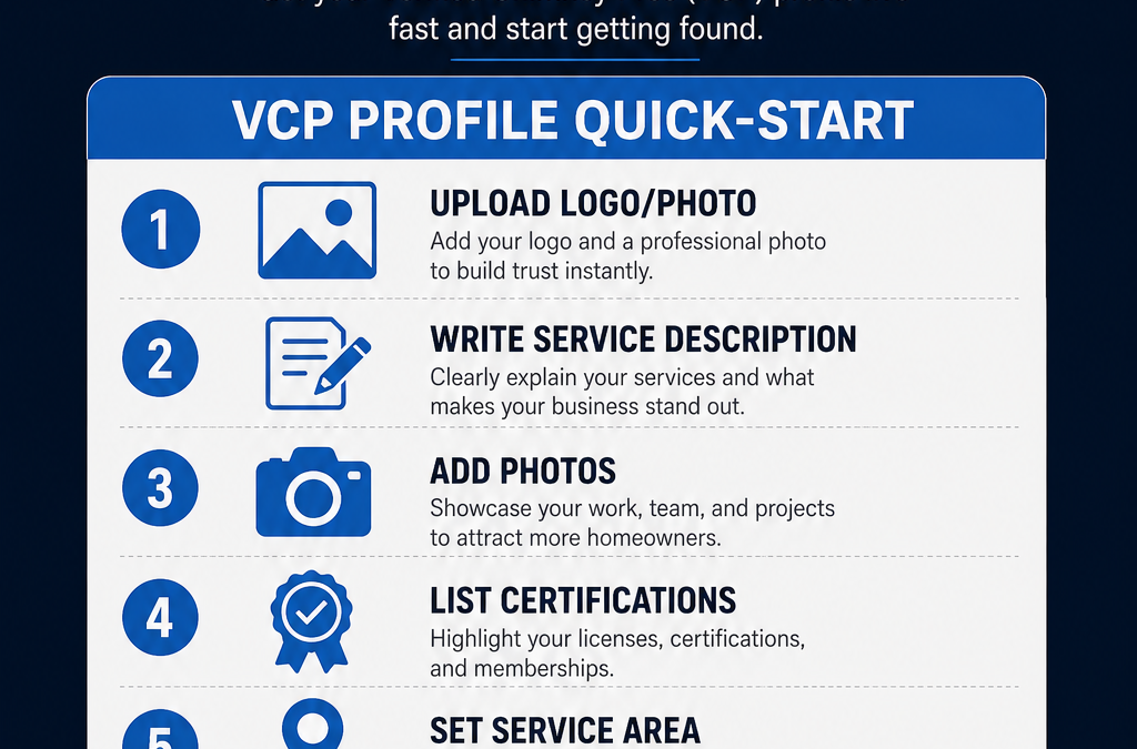 VCP Profile Setup: 7 Powerful Steps to Win Better Leads