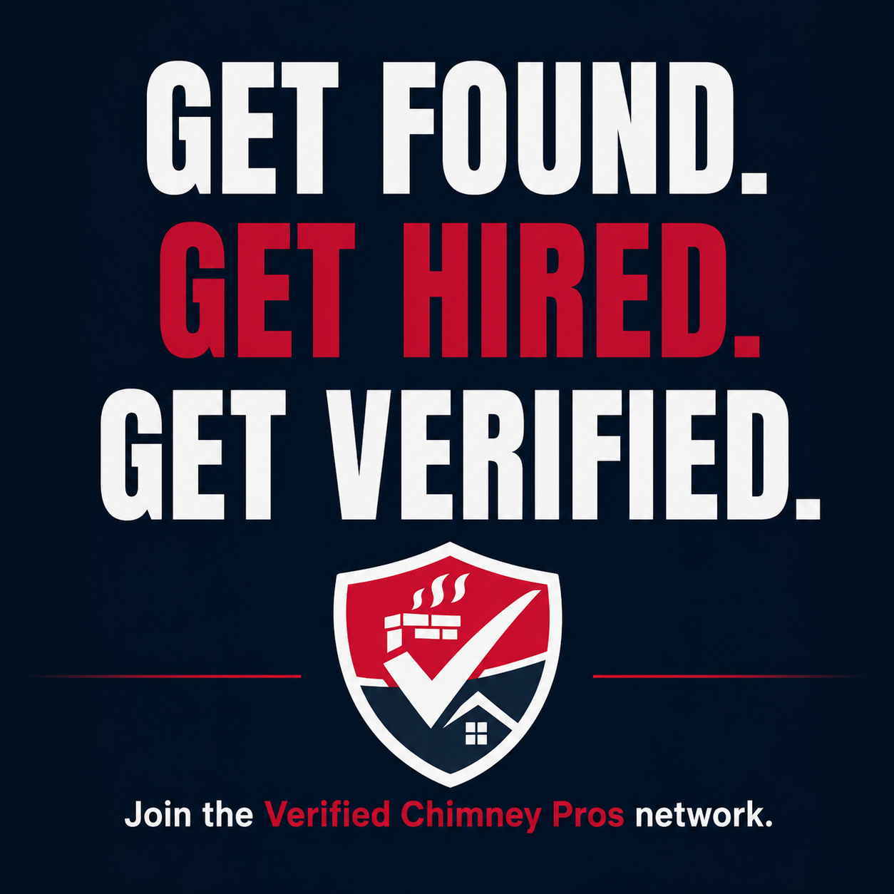 Verified chimney professional standing beside a branded service truck after completing a chimney inspection.<br />
get verified chimney pro