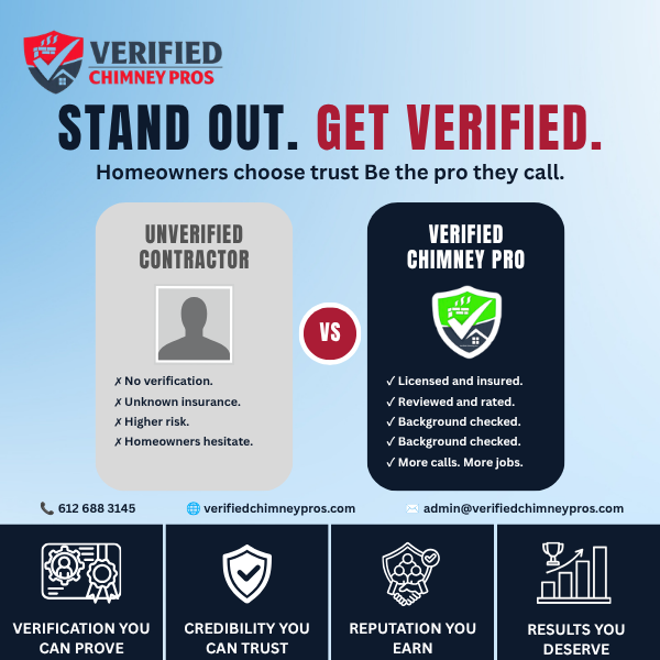 Verified Chimney Contractor: Stand Out & Win More Jobs