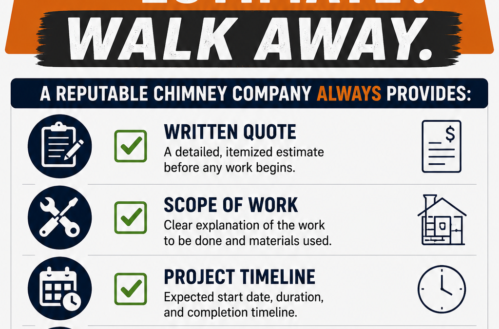 Written Estimate Guide: 7 Powerful Rules to Stop Chimney Scams